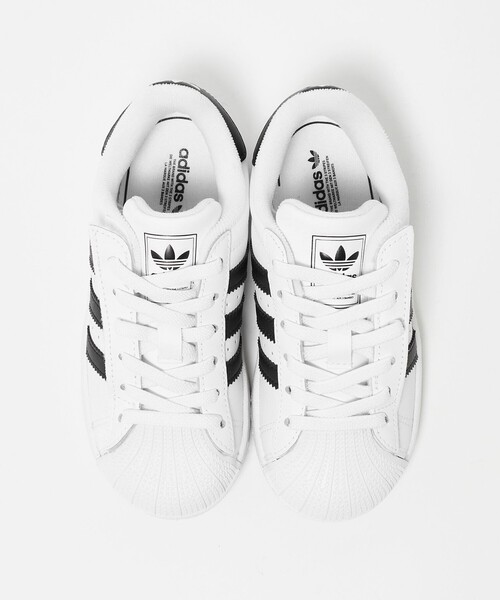 adidas Originals（アディダスオリジナルス）の「＜adidas Originals＞スーパースター スニーカー / キッズ  17cm-21cm（スニーカー・キッズ・ブラック/ホワイト・18cm/19cm/20cm/17cm/21cm）」の3枚目の写真