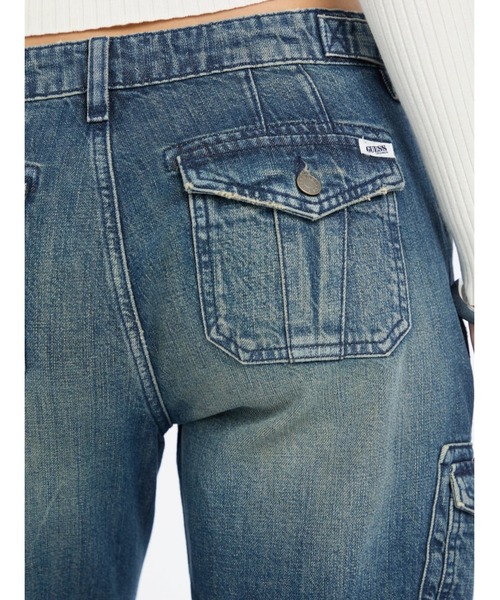 GUESS Originals Capri デニムパンツ ストレートジーンズ | GUESS(ゲス
