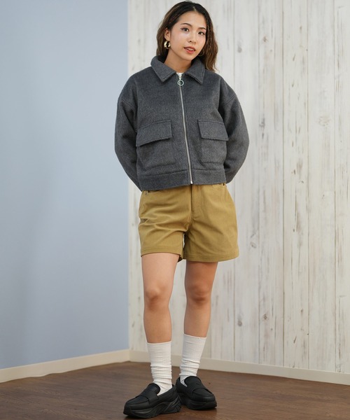 ムラサキスポーツ(ムラサキスポーツ)の「RIKKA FEMME/リッカファム ジャケット RF25FW26(その他アウター・レディース・グレー/ベージュ・FREE)」の5枚目の写真