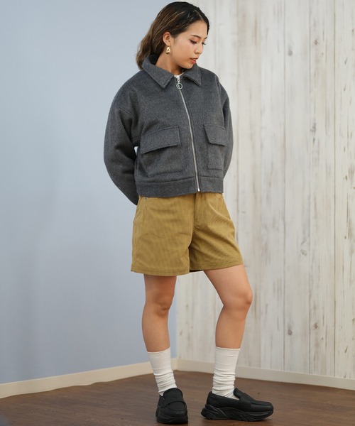 ムラサキスポーツ(ムラサキスポーツ)の「RIKKA FEMME/リッカファム ジャケット RF25FW26(その他アウター・レディース・グレー/ベージュ・FREE)」の8枚目の写真
