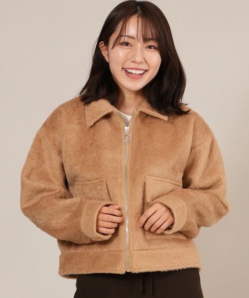 ムラサキスポーツ(ムラサキスポーツ)の「RIKKA FEMME/リッカファム ジャケット RF25FW26(その他アウター・レディース・グレー/ベージュ・FREE)」の9枚目の写真