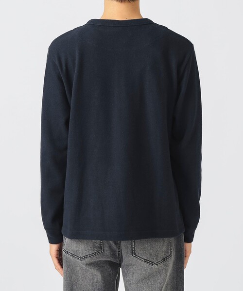 BEAMS HEART（ビームスハート）の「サカリバ フェイク レイヤード ヘンリーネック ロングスリーブ Tシャツ（Tシャツ/カットソー・メンズ・グレー/ブラック/ネイビー・S/M/L/XL）」の12枚目の写真