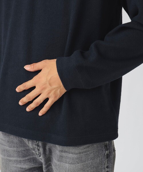 BEAMS HEART（ビームスハート）の「サカリバ フェイク レイヤード ヘンリーネック ロングスリーブ Tシャツ（Tシャツ/カットソー・メンズ・グレー/ブラック/ネイビー・S/M/L/XL）」の22枚目の写真