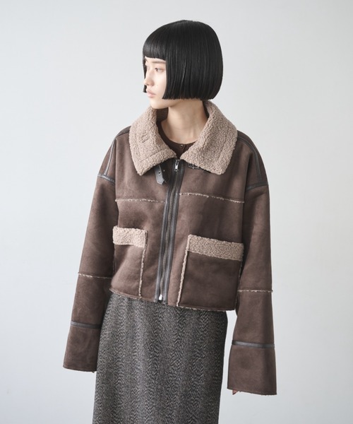 AIC.（エーアイシー）の「ムートンライクショートボアジャケット