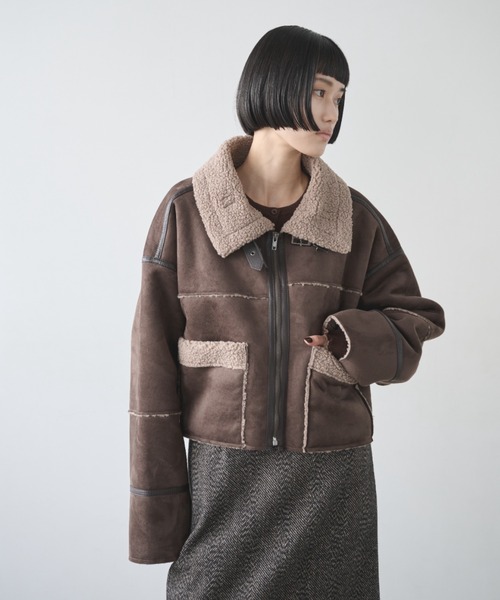 AIC.（エーアイシー）の「ムートンライクショートボアジャケット