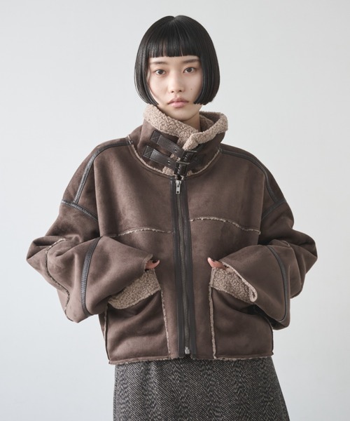 AIC.（エーアイシー）の「ムートンライクショートボアジャケット
