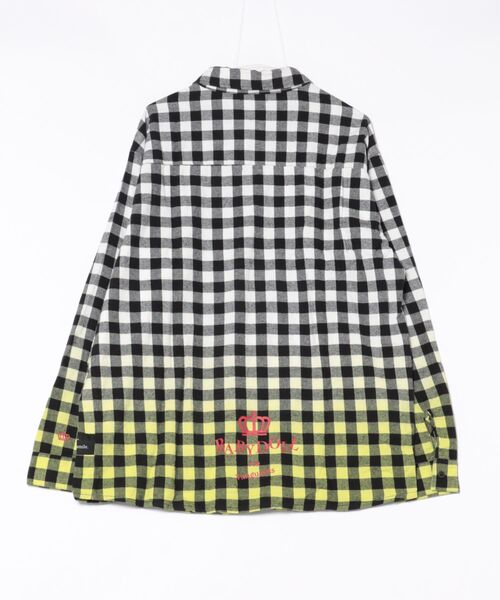 BABYDOLL(ベビードール)の「親子お揃い グランジ フランネルシャツ 0838A(シャツ/ブラウス・レディース・レッド/ホワイト・S/M/L/XL)」の3枚目の写真