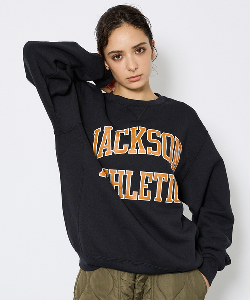 JACKSON MATISSE（ジャクソンマティス）の「【RUSSELL ATHLETIC/ラッセルアスレティック】Russell×JACKSON MATISSE/ラッセル×ジャクソンマティス/ Dri-Power  Fleece /クルースウェット（スウェット・メンズ・ライトグレー/ブラック/グレー系その他/ブラック系その他・M/L/XL）」の14枚目の写真
