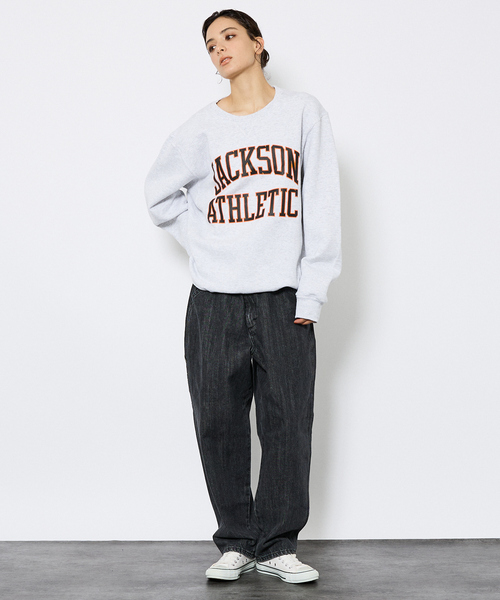 JACKSON MATISSE（ジャクソンマティス）の「【RUSSELL ATHLETIC/ラッセルアスレティック】Russell×JACKSON MATISSE/ラッセル×ジャクソンマティス/ Dri-Power  Fleece /クルースウェット（スウェット・メンズ・ライトグレー/ブラック/グレー系その他/ブラック系その他・M/L/XL）」の17枚目の写真