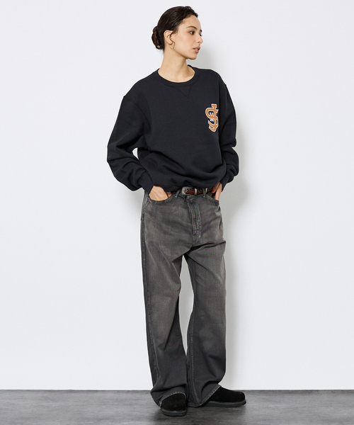 JACKSON MATISSE（ジャクソンマティス）の「【RUSSELL ATHLETIC/ラッセルアスレティック】Russell×JACKSON MATISSE/ラッセル×ジャクソンマティス/ Dri-Power  Fleece /クルースウェット（スウェット・メンズ・ライトグレー/ブラック/グレー系その他/ブラック系その他・M/L/XL）」の20枚目の写真