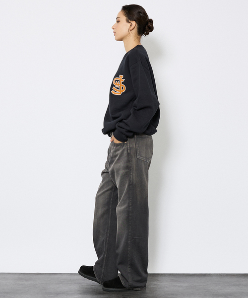 JACKSON MATISSE（ジャクソンマティス）の「【RUSSELL ATHLETIC/ラッセルアスレティック】Russell×JACKSON MATISSE/ラッセル×ジャクソンマティス/ Dri-Power  Fleece /クルースウェット（スウェット・メンズ・ライトグレー/ブラック/グレー系その他/ブラック系その他・M/L/XL）」の21枚目の写真