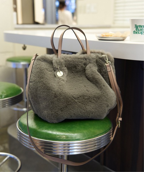 セール】【雑誌InRed12月号掲載】エコファーダブルポケット付き2WAY