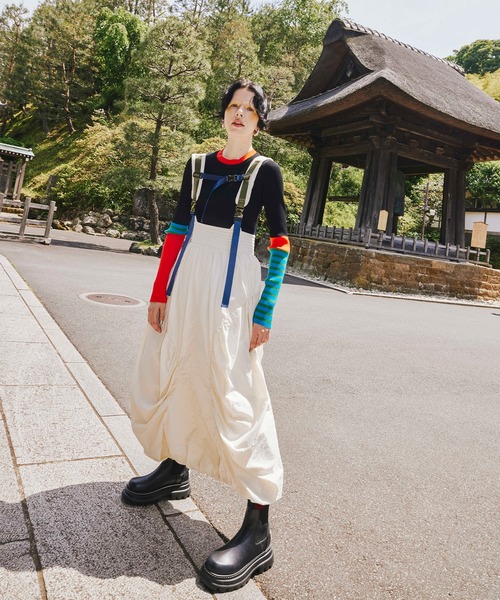 MIX SHOULDER BALLOON OP（ワンピース）｜OMMO（オーエムエムオー）の