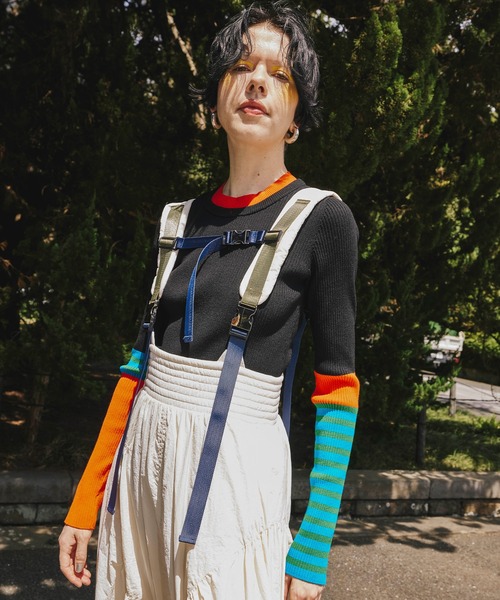 MIX SHOULDER BALLOON OP（ワンピース）｜OMMO（オーエムエムオー）の