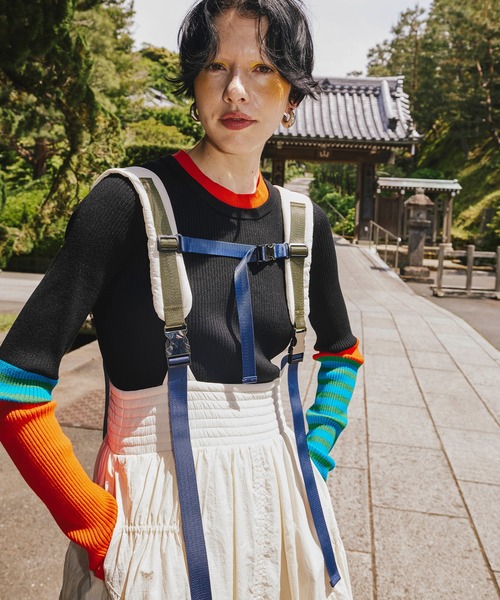 MIX SHOULDER BALLOON OP（ワンピース）｜OMMO（オーエムエムオー）の