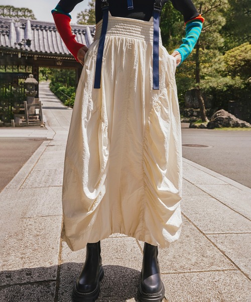 MIX SHOULDER BALLOON OP（ワンピース）｜OMMO（オーエムエムオー）の