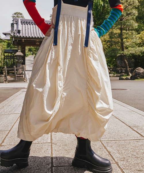 MIX SHOULDER BALLOON OP（ワンピース）｜OMMO（オーエムエムオー）の