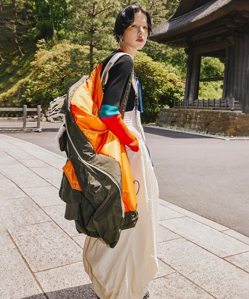 MIX SHOULDER BALLOON OP（ワンピース）｜OMMO（オーエムエムオー）の