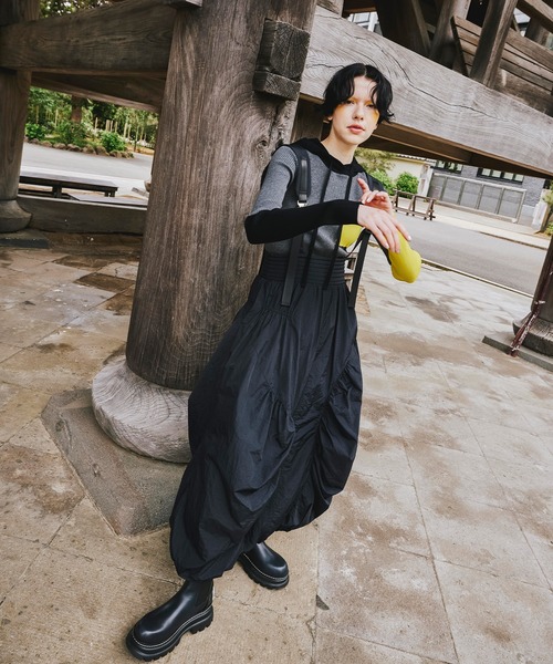 MIX SHOULDER BALLOON OP（ワンピース）｜OMMO（オーエムエムオー）の