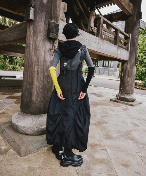 ワンピース OMMO MIX SHOULDER BALLOON OP MIX SHOULDER BALLOON OP（ワンピース）｜OMMO（オーエムエムオー）の