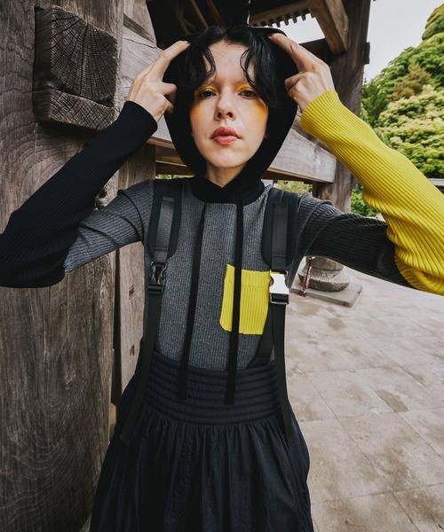 ワンピース OMMO MIX SHOULDER BALLOON OP MIX SHOULDER BALLOON OP（ワンピース）｜OMMO（オーエムエムオー）の