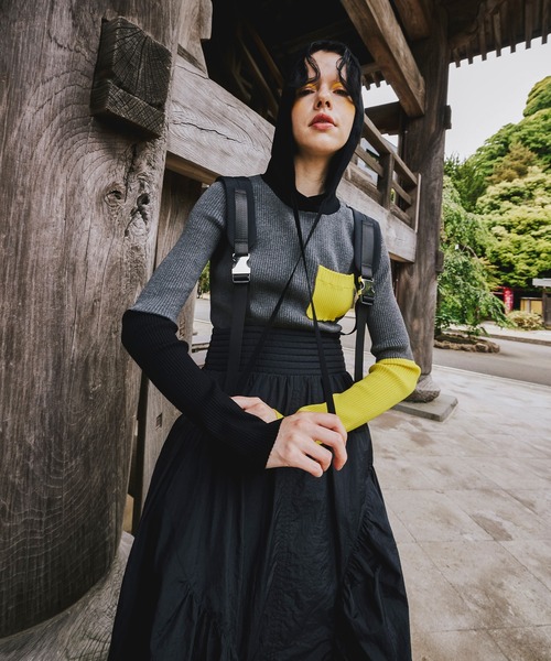 MIX SHOULDER BALLOON OP（ワンピース）｜OMMO（オーエムエムオー）の