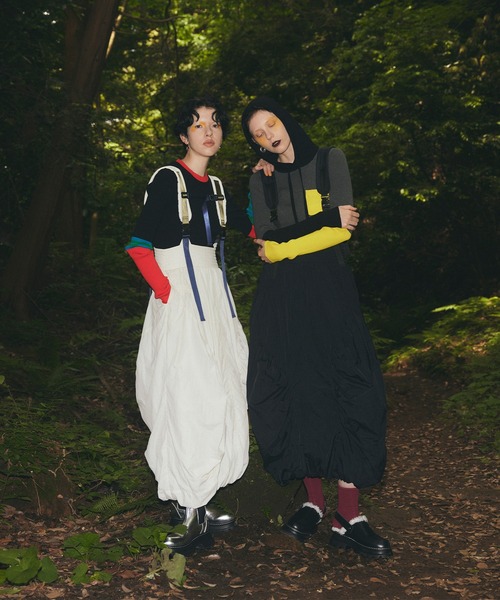 MIX SHOULDER BALLOON OP（ワンピース）｜OMMO（オーエムエムオー）の