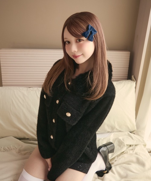 セール】ファー襟シャギージャケット（その他アウター）｜TITTY&CO