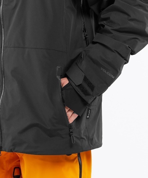 VOLCOM スノーボードウェア マウンテンパーカー 黒 M ボルコム マウンテンパーカー VOLCOM スノーボードウェア マウンテン