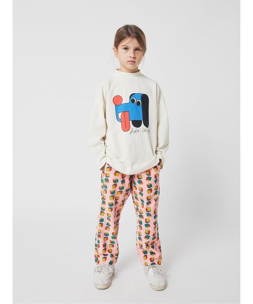 BOBO CHOSES(ボボショーズ)の「Doggy Mate長袖Tシャツ【キッズ】(Tシャツ/カットソー・キッズ・オフホワイト・100/110/120/130/140)」の4枚目の写真