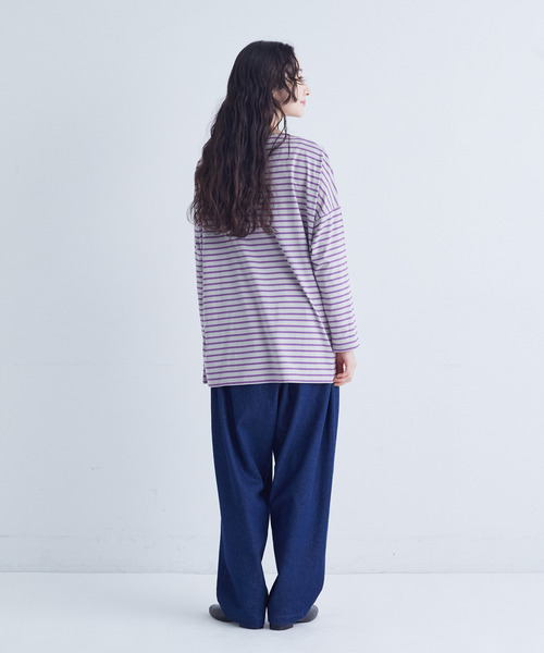 conges payes ADIEU TRISTESSE（コンジェ ペイエ アデュートリステス）の「バスクロングシャツ（Tシャツ/カットソー・レディース・ホワイト系その他/グレー系その他/ブラウン系その他・FREE）」の9枚目の写真