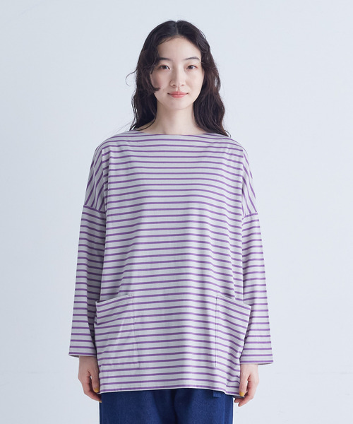 conges payes ADIEU TRISTESSE（コンジェ ペイエ アデュートリステス）の「バスクロングシャツ（Tシャツ/カットソー・レディース・ホワイト系その他/グレー系その他/ブラウン系その他・FREE）」の11枚目の写真