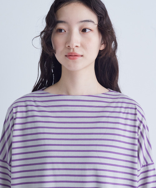 conges payes ADIEU TRISTESSE（コンジェ ペイエ アデュートリステス）の「バスクロングシャツ（Tシャツ/カットソー・レディース・ホワイト系その他/グレー系その他/ブラウン系その他・FREE）」の14枚目の写真