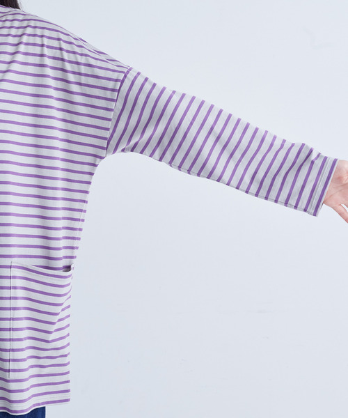 conges payes ADIEU TRISTESSE（コンジェ ペイエ アデュートリステス）の「バスクロングシャツ（Tシャツ/カットソー・レディース・ホワイト系その他/グレー系その他/ブラウン系その他・FREE）」の16枚目の写真