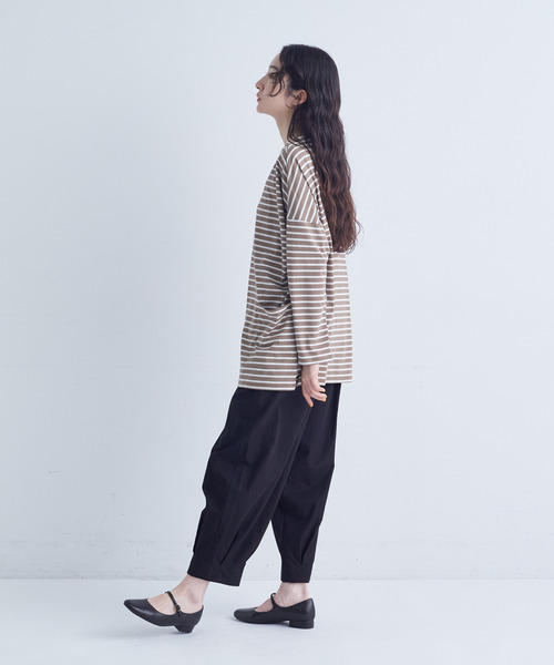 conges payes ADIEU TRISTESSE（コンジェ ペイエ アデュートリステス）の「バスクロングシャツ（Tシャツ/カットソー・レディース・ホワイト系その他/グレー系その他/ブラウン系その他・FREE）」の19枚目の写真