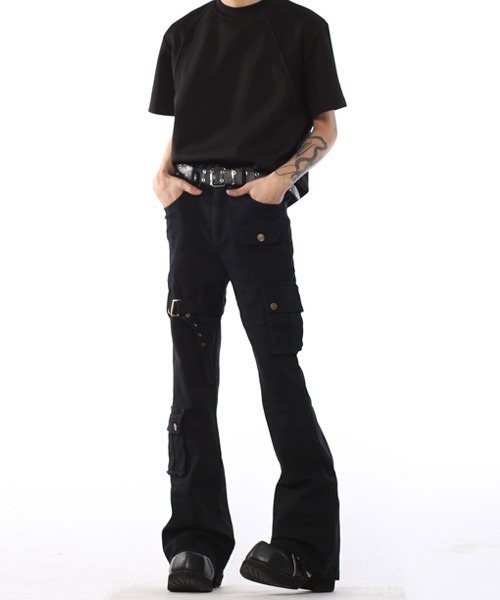 Ressaca（レサーカ）の「ベルトデザインフレアカーゴパンツ（カーゴ