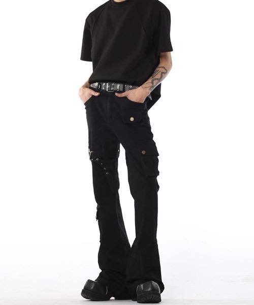 Ressaca（レサーカ）の「ベルトデザインフレアカーゴパンツ（カーゴ