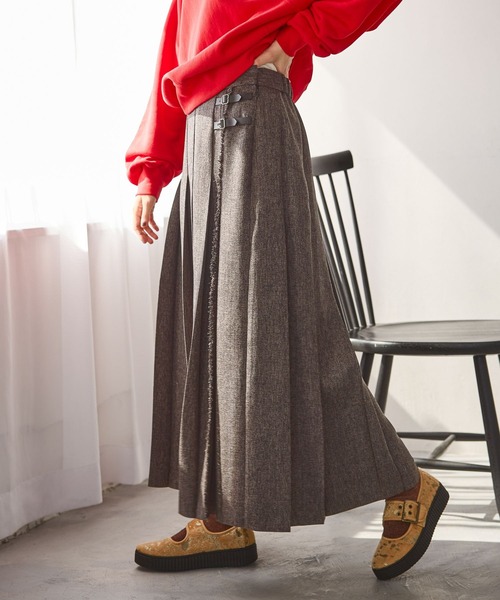 niko and...（ニコアンド）の「アソートキルトスカート（スカート・レディース・ライトブラウン/ブラック/その他10/ベージュ/グリーン・MEDIUM/LONG）」の2枚目の写真