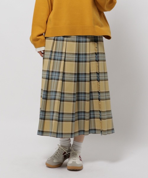 niko and...（ニコアンド）の「アソートキルトスカート（スカート・レディース・ライトブラウン/ブラック/その他10/ベージュ/グリーン・MEDIUM/LONG）」の13枚目の写真
