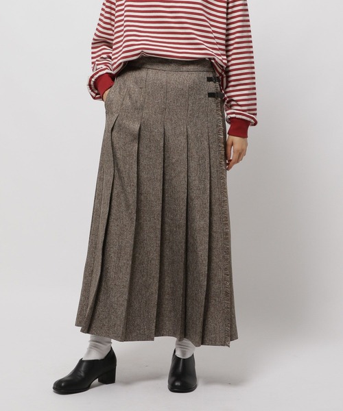 niko and...（ニコアンド）の「アソートキルトスカート（スカート・レディース・ライトブラウン/ブラック/その他10/ベージュ/グリーン・MEDIUM/LONG）」の12枚目の写真