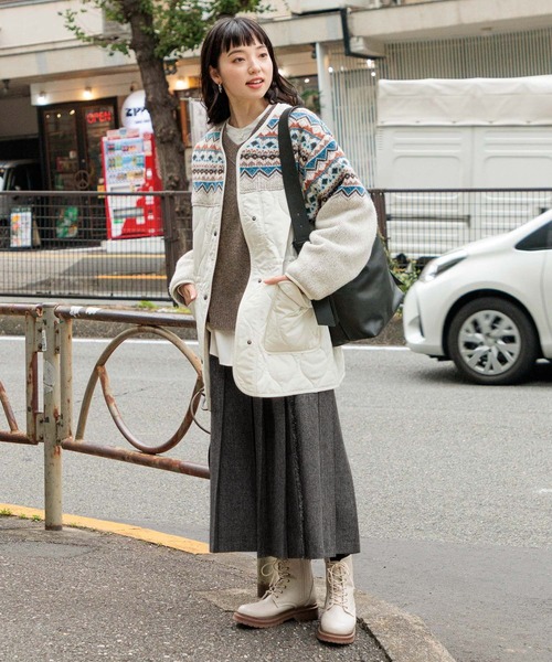 niko and...（ニコアンド）の「アソートキルトスカート（スカート・レディース・ライトブラウン/ブラック/その他10/ベージュ/グリーン・MEDIUM/LONG）」の7枚目の写真