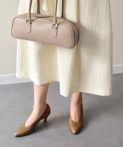 FABIO RUSCONI(ファビオルスコーニ)の「【FABIO RUSCONI】コーンヒールポインテッドトウパンプス(F51123)(パンプス・レディース・アイボリー/ブラック・37/36/38/35)」の5枚目の写真