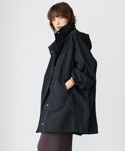 RIVE DROITE（リヴドロワ）の「【羽織るだけで様になる】ドルマンフーディコート（その他アウター・レディース・ブラック/キャメル/チャコールグレー・FREE）」の9枚目の写真