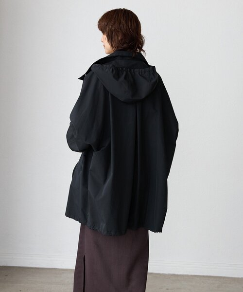 RIVE DROITE（リヴドロワ）の「【羽織るだけで様になる】ドルマンフーディコート（その他アウター・レディース・ブラック/キャメル/チャコールグレー・FREE）」の10枚目の写真