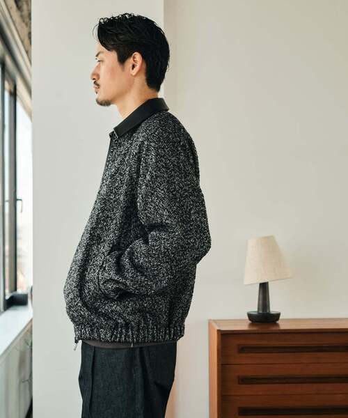 EDIFICE（エディフィス）の「ツイード スポーツ ブルゾン【リバーシブル仕様】（その他アウター・メンズ・ベージュ系その他/ブラック/ベージュ・LARGE/MEDIUM/SMALL）」の6枚目の写真