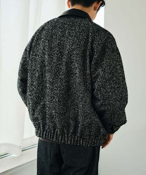 EDIFICE（エディフィス）の「ツイード スポーツ ブルゾン【リバーシブル仕様】（その他アウター・メンズ・ベージュ系その他/ブラック/ベージュ・LARGE/MEDIUM/SMALL）」の7枚目の写真