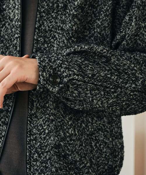 EDIFICE（エディフィス）の「ツイード スポーツ ブルゾン【リバーシブル仕様】（その他アウター・メンズ・ベージュ系その他/ブラック/ベージュ・LARGE/MEDIUM/SMALL）」の9枚目の写真