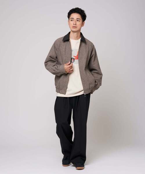 EDIFICE（エディフィス）の「ツイード スポーツ ブルゾン【リバーシブル仕様】（その他アウター・メンズ・ベージュ系その他/ブラック/ベージュ・LARGE/MEDIUM/SMALL）」の10枚目の写真