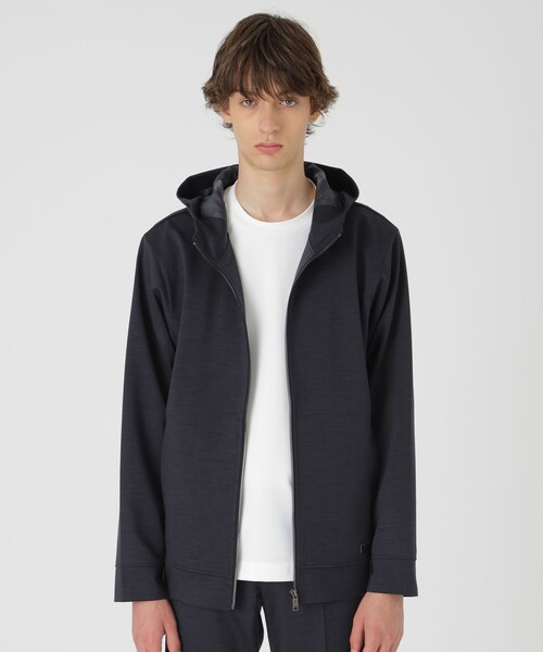 セール】ボンディングウールジャージーパーカー（パーカー）｜BLACK