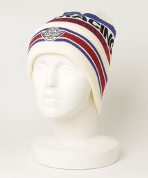 MAISON mou（メゾンムー）の「【AVIREX/アヴィレックス】AX EX SURPLUS AVIREX AIR RACING CLUB LINE KNIT WATCH（ニットキャップ/ビーニー）」